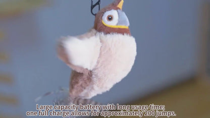 Flapping Bird Interactive Cat Toy – USB Rechargeable Plush for Indoor Cats